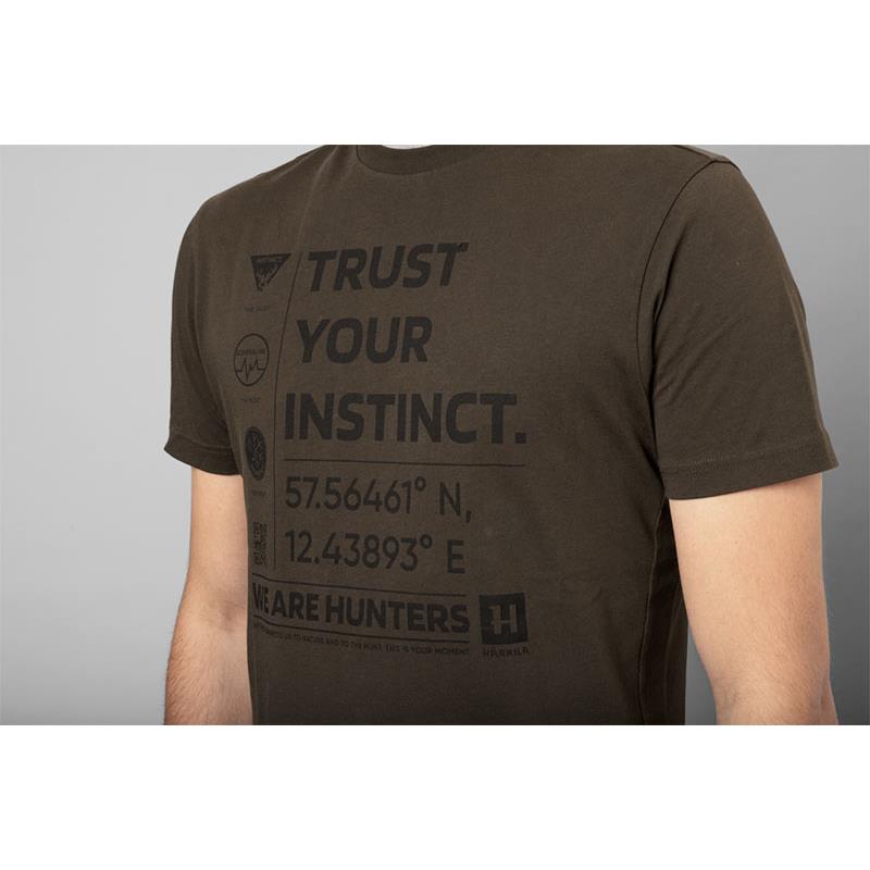 Футболка Harkila Instinct S/S Коричневий Фото 2